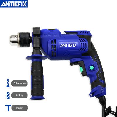 China ANTIEFIX new machine- metal wood 13mm 550W tied electric impact drill machine for sale