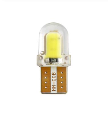 China Circuit board+silicone T10 168 silicone LED W5W T10 194 COB 4SMD car led interior bulb auto wedge release lamp Canbus led bulbs for sale