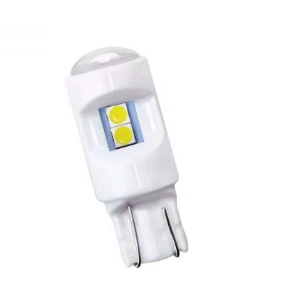 China Ceramic+Epoxy Direct Factory 3030 6SMD LED Ceramic+Epoxy Reading Light Lamp W5W DC 12V Led Bulb T10 LED Color Dome Light for sale