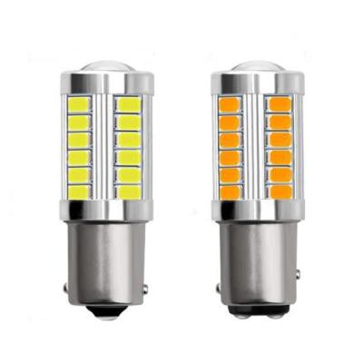 China Reversing Light Bulb BAY15D BA15S 5630 33SMD 1156 Car Tail Brake Light Turn Signal Lamp Highlight T20 DC12V 1157 7443 3157 for sale