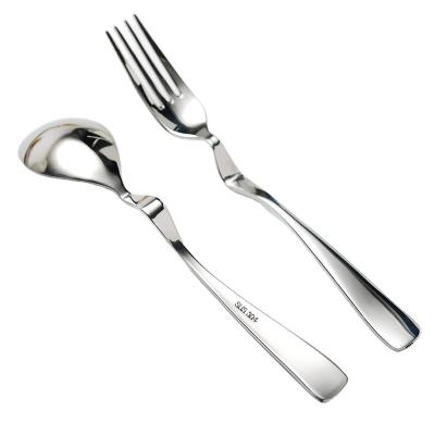 China Durable Anti-fouling Type Restaurant Stainless Steel Knife And Fork Spoon Set for sale