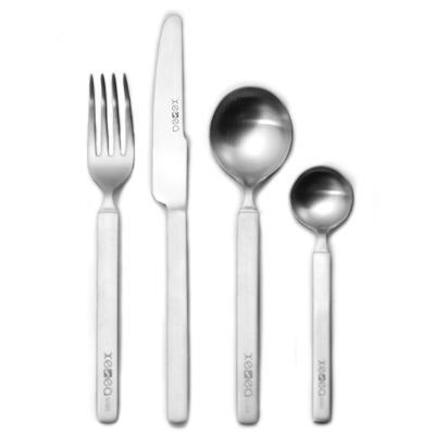 China Viable Premium Silverware Cutlery Set Stainless Steel Flatware Set Serving For Dinnerware Set Of 4 Spoon Fork Knife Utensils for sale