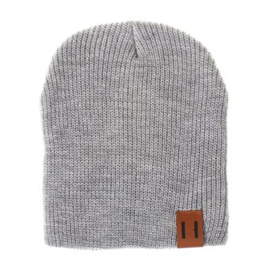 China COMMON New Fashion Winter Soft Adult Knitted Hats Unisex Infant Elastic Crochet Beanies Woolen Casual Warm Hat for sale