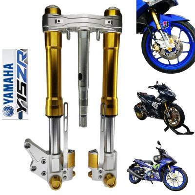 China CNC modification scooter YAMAHA Y15zr front fork full sets motorcycle accessories 7075 Alu alloy 7075 aluminum + steel for sale