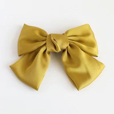 China Oversized Celebrity Style Environmentally Friendly Japan and Korea Hot Lolita Hairpin Bow Hairpin Bow Clip Ponytail Spring Hair Accessories for sale