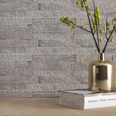 China Modern Exterior Wall Design Slate Tiles Gray Natural Stone Tiles Slate Wall Panels for sale