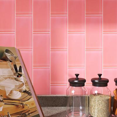 China Modern Glossy Glass Subway Tile For Bathroom Wall And Kitchen Backsplash for sale