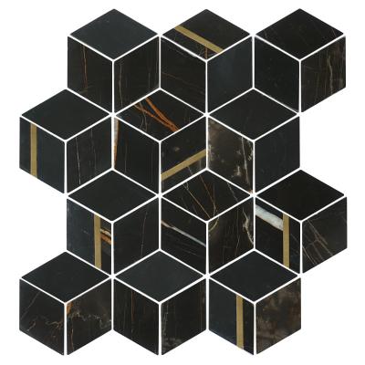 China Prismatic Mosaic Tile Luxury Home Decorative Design New Good Quality for sale