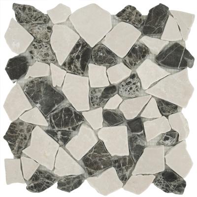 China Rural Indoor And Outdoor Irregular Splicing Marble Wall Tiles Floor Tiles Mosaic Stone Tarmac Paving for sale