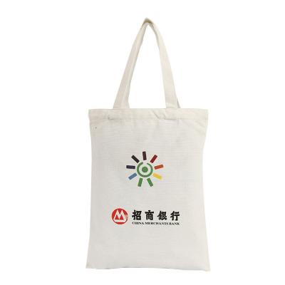 China Low MOQ Recyclable Reusable Custom Tote Shopping Bags Cotton Canvas Bag for sale