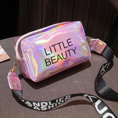 China Kaijie Custom Fashion Daily Used Laser PU Cross Logo Ins Style Little Beauty Small - Body Bag Women Shoulder Bags Ladies Handbags for sale