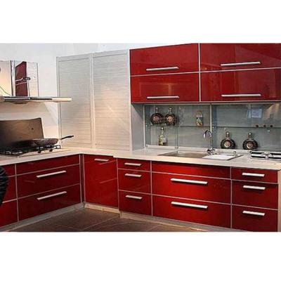 China Zhihua Red Color Invisible Or Visible Aluminum Sideboard Design For Sale Modern Galley Cupboards for sale