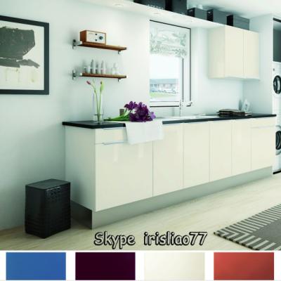 China Fastcolour Soft Wear Resistant To MDF Acrylic Kitchen Cabinet Door Design for sale