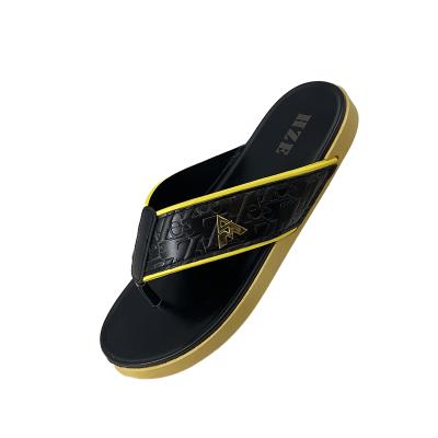 China Fashion Trend Wholesale Cheap Custom Printed Luxury Custom Logo Mens Slippers High Quality PU &pvc Beach Home China Slipper for sale