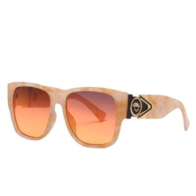 China Fashion Square Frame Sunglasses VASHAP 21014 New 2022 Vintage UV400 Women Plastic Men Brand Brand Sun Glass Gradient Shades for sale