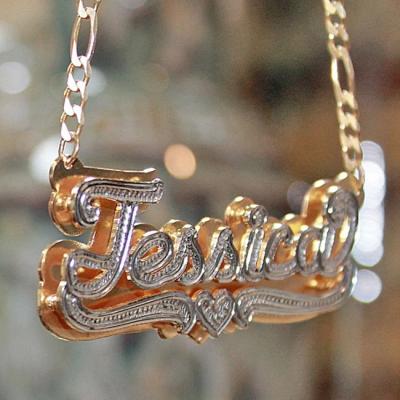 China FASHIONABLE hot style personalized custom jewelry necklace letter nameplate necklace for women for sale