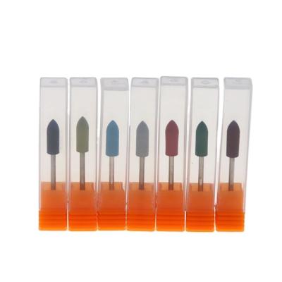 China Polish; Dentistry; Nails; Best Selling Jewelry Nail Art Smoothing Polisher Silicone Manicure Nail Drill Bit for sale