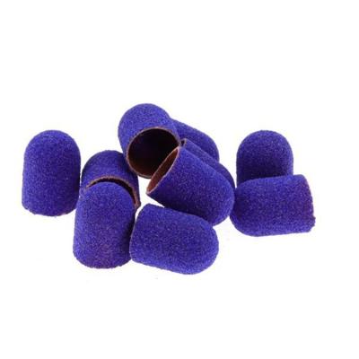 China Hot Selling Dead Skin Cuticle Buffing Removing Tools Drill Accessories Abrasive Sanding Caps for sale