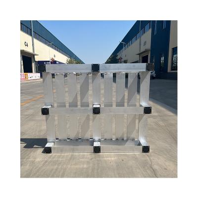 China China Supplier Customize-size Extrusion Single Faced Aluminum Alloy Pallet for sale