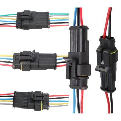 China Car 6pin Waterproof Automotive Auto Spare Parts Connector DC Power Jack Plug Terminal Connector Car Electrical Accessories for sale