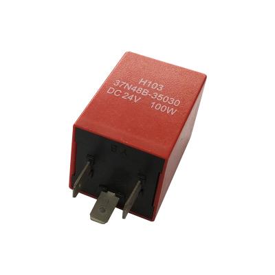 China Car Relay 12v/24v 3 pin turn signal suitable for truck or motorcycle R072 for sale