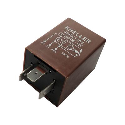 China High power 12v/24v 3 pin car relay suitable for truck or motorcycle flasher relay R072 for sale