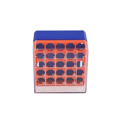 China Medical Examination Consumables Freezing Plastic PP Tube Freezer Tube Storage Box for sale