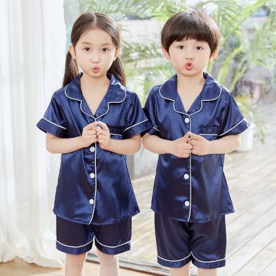 China The 2021 new QUICK DRY sleepwear with 2 pieces of children's sleepwear long pants sets children's pajamas for sale