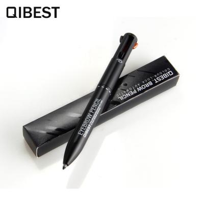 China 2021 Newest Hot Selling QIBEST Waterproof 4 in 1 Multifunctional Automatic Eyebrow Pencil Brow Pencil, Eyeliner, Lip Liner Wholesale for sale