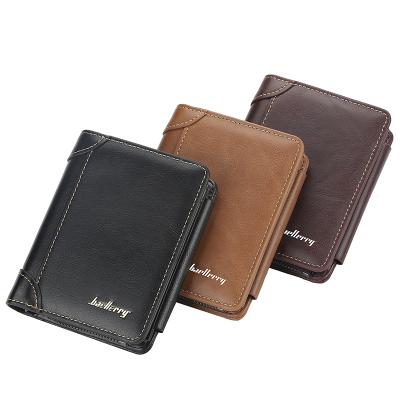 China New Style Baellerry Brand Zipper Bag 2019 New Style Large Capacity Multi-Card Positions Short Zipper Wallet For Men, Male Coin Purse Card Holder Case for sale