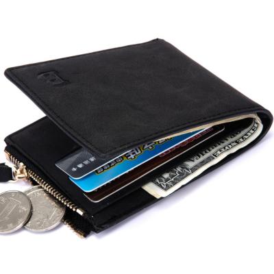 China Baborry 2019 New Style Waterproof Fashionable PU Leather Slim Teenagers Short Section Wallet For Men With Coin Pocket, Coin Purse for sale