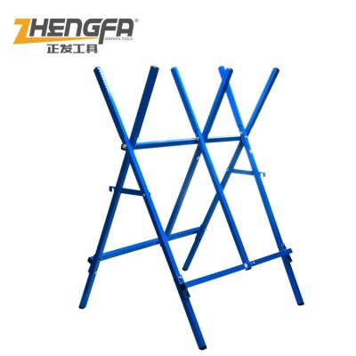 China Heavy Duty Chainsaw Trest Folding Log Trestles Stable Square Foldable Steel Horse for sale