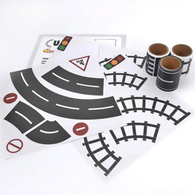 China Traffic Tape-Road Curves Mideer Toys MD4024 DIY Toys DIY Traffic Tape MD4024 for sale