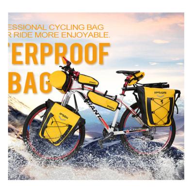 China IPX6 Waterproof Professional Recycling Accessories Waterproof Bike Pannier Bag Bicycle Cargo Rack Saddle Bag for sale