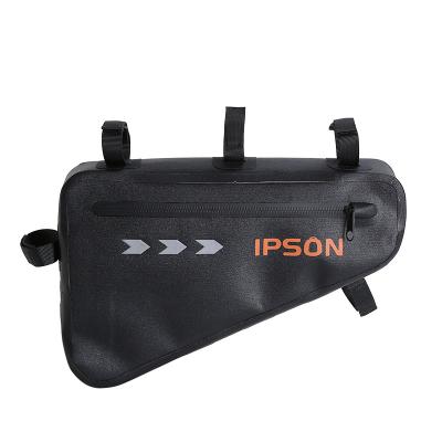 China Custom Wholesale IPX6 Waterproof Bicycle Bag And Box Outdoor Accessories Waterproof Bicycle Triangle Front Frame Bag for sale