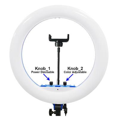 China Photogrphy 18 Inch LED Ring Photography Light Makeup Phone Holder Selfie with Tripod Camera LED Ring Light for sale