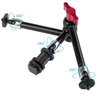 China Universal Magic Professional 11 Inch SLR Camera Gimbal Three Sections Articulating Arm For DV Monitor And LED Lights for sale