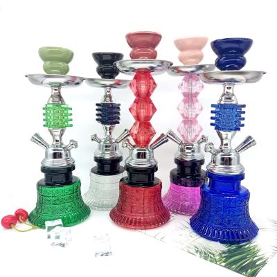 China Shisha Tool Size Quality Huka Hookah Car Ride Glass Bottle Shisha Smoking Pipe Set Cups Sheesha Accessories Set for sale