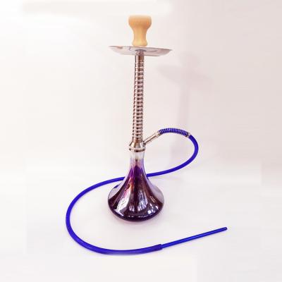 China Huka Portable Hookah Glass Stainless Steel Pipe Cup Hookah Shisha Portable Single Set Set for sale