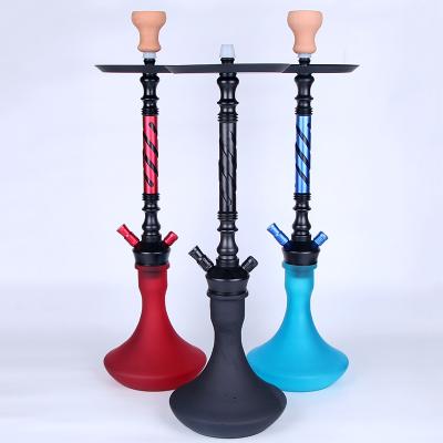 China 2021 Huka Hookah Wholesale Price Portable Glass Aluminum Mini Smoke Shisha Cup Hookah Set for sale