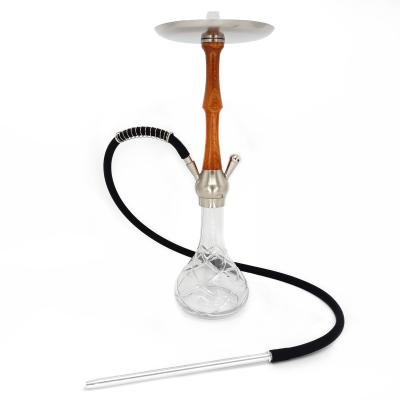 China Portable Travel Handmade Hot Single Hose Hookah Huka Selling Shisha Transparent Aluminum Cup for sale