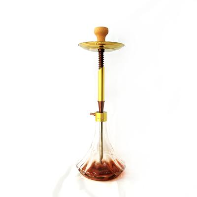 China Portable Modern Russian Steel Glass Hose Shisha Top 1 Metal Hookah Desgin Huka Hookah for sale