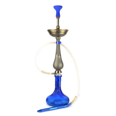 China Portable Large Size Sheesha Allou Shisha Hookah From China Factory Supplier Luxury Handmade Golden Huka Hookah for sale