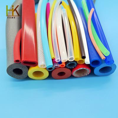 China Every industry high pressure silicone tube/food grade flexible silicone pipeline/extruded silicone rubber hose for sale