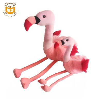 China Custom Stuffed Plush Toy Stuffed & Plush Toy For Kid Kawaii Anime Flamingo Toy Animal Zoo Stuffed Animal for sale