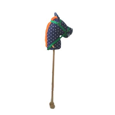 China Plush Hobby Horse Head Plush Stuffed Stick Toys for sale