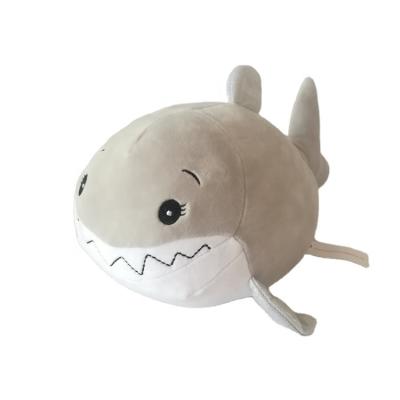 China 2021 New Design Plush Toy Shark Stuffed Toy Ball Shape Fish Plush Sea Animal Toy for sale