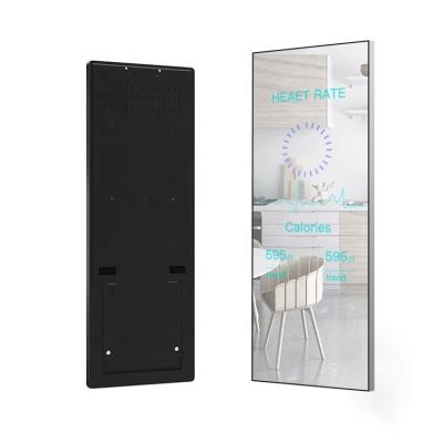 China Free Sample Workout Mirror Exercise Fitness Mirror Smart Digital Signage And Displays Kiosk Advertising Players Screens 43 Inches for sale