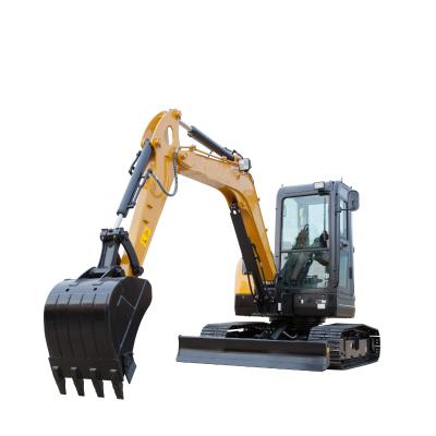 China New Cheap Sale Chinese Hydraulic Digging Equipment SY50C Tons New 5 5.2 Ton 0.6 M3 Machinery Micro Excavator Crawler for sale