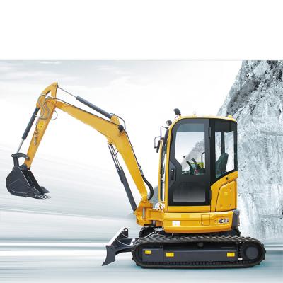 China Chinese XE35U Mini Digging Equipment Hydraulic Small Hotels 4 Ton Cheap Excavator for sale